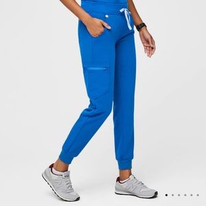 Figs Zamora Jogger Scrub Pant Size M in Royal Blue
